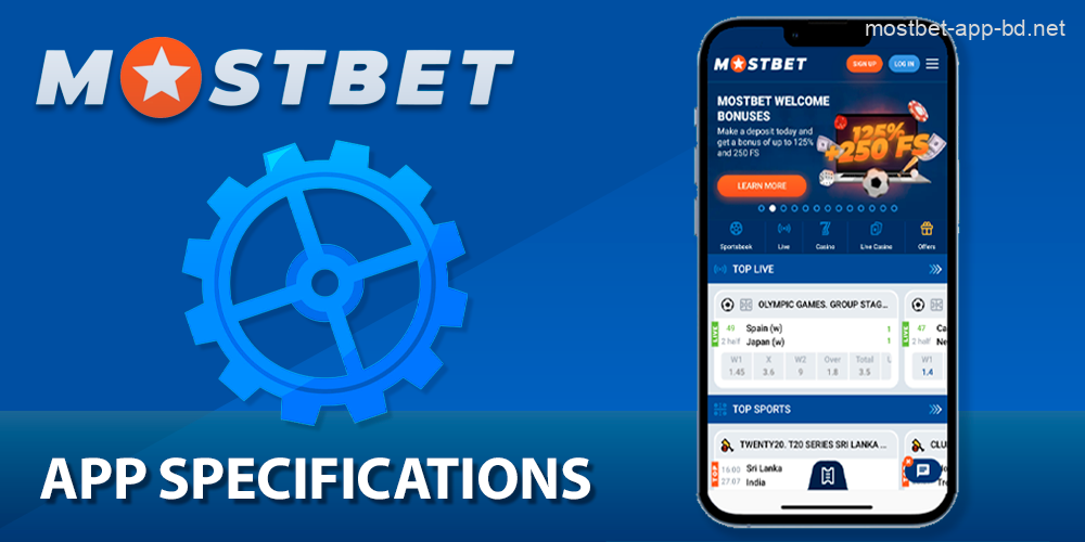 the main features of the Mostbet app for Bangladeshi players