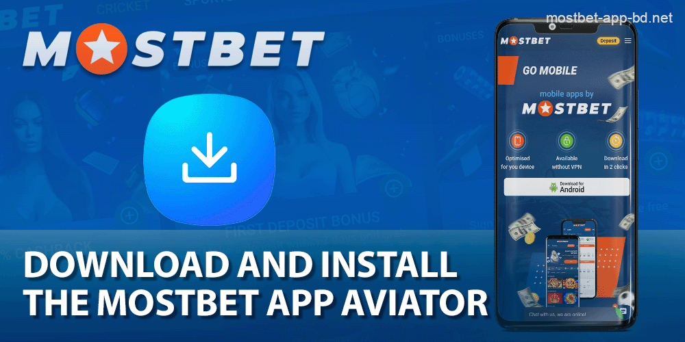 Install the Mostbet app on your device