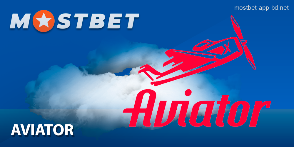 Aviator crash game in the Mostbet casino mobile app