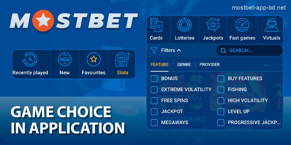 Popular Casino Games in the Mostbet app