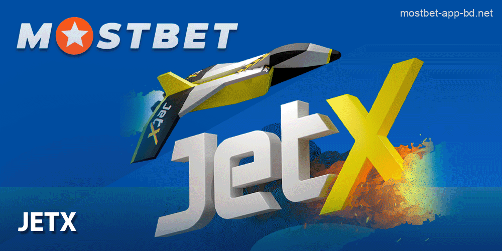 JetX in the fast games category in the Mostbet casino app