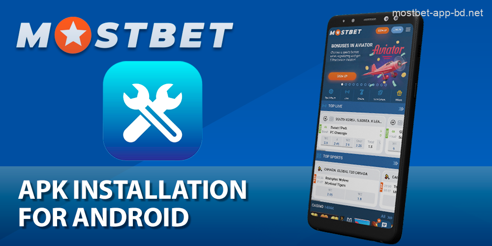 Installing the Mostbet app for Android device