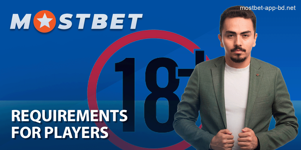 Requirements for players of the Mostbet Bangladesh app